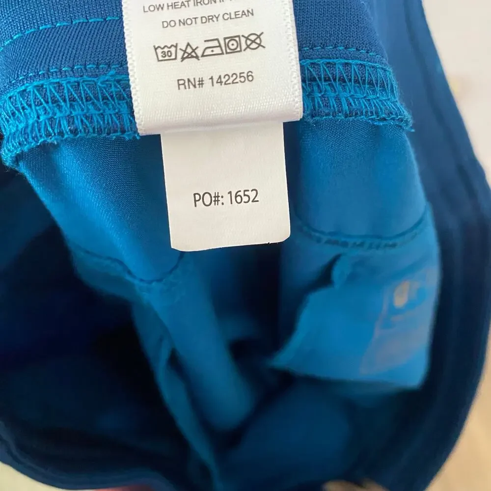 FIGS Alpine Blue Axim Cargo Scrub Pants Uniform PO 1652 Men's size Large Tall